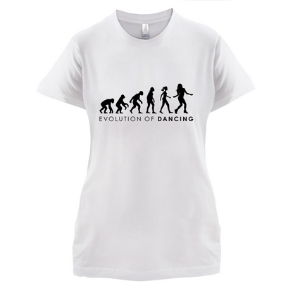 Evolution Of Woman Dancing  T Shirt