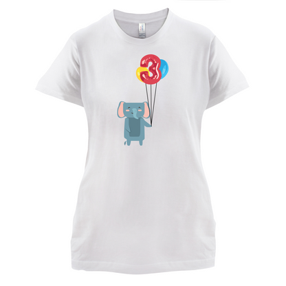 3rd Birthday Elephant T Shirt