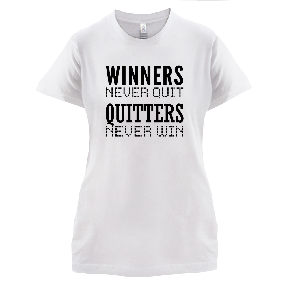 Winners Never Quit T Shirt