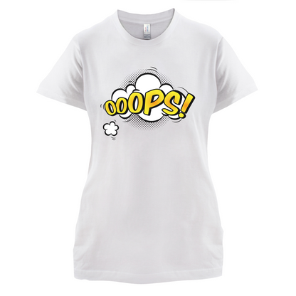Oops! Word Art T Shirt