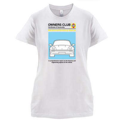 Car Owners Manual 930 Turbo T Shirt