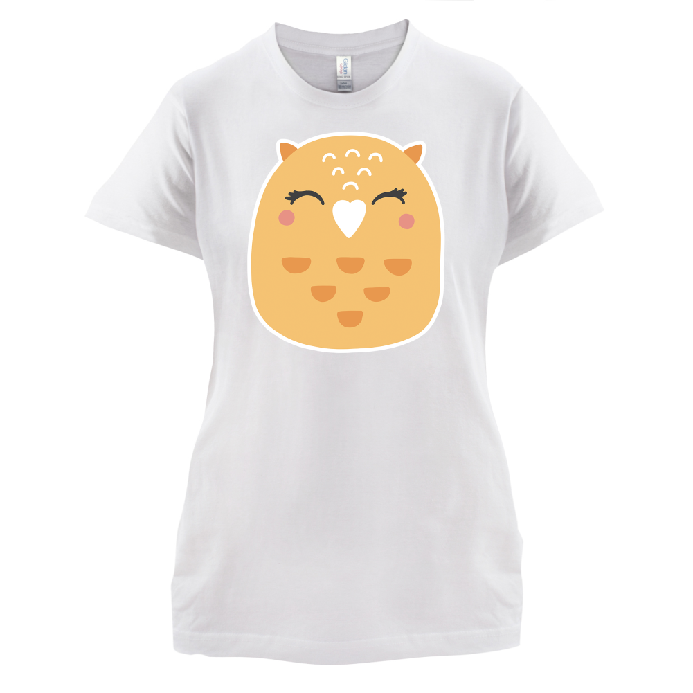 Smiley Face Mrs Owl T Shirt