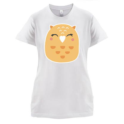 Smiley Face Mrs Owl T Shirt