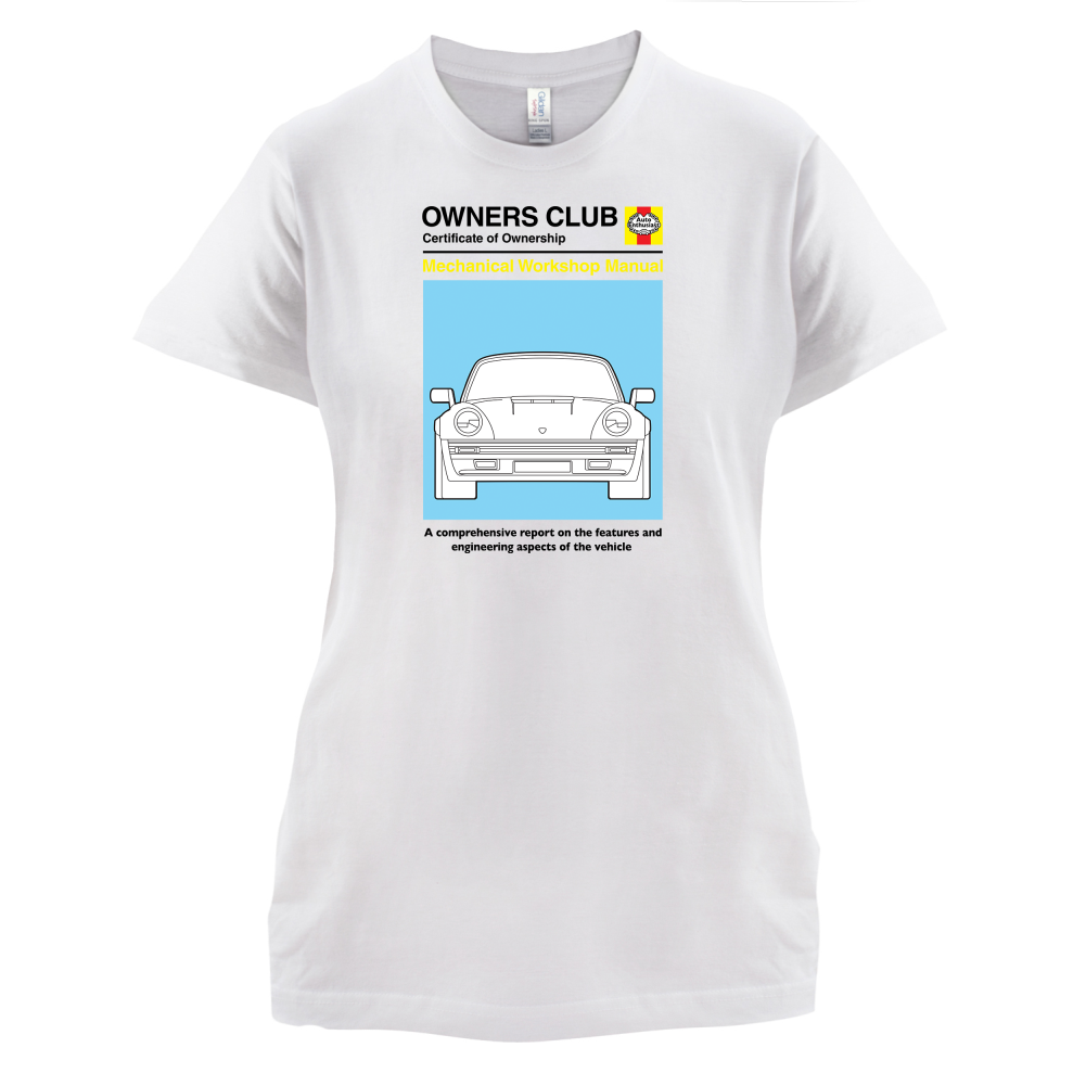Car Owners Manual 964 Turbo T Shirt