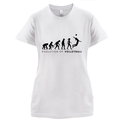 Evolution Of Woman Volleyball T Shirt