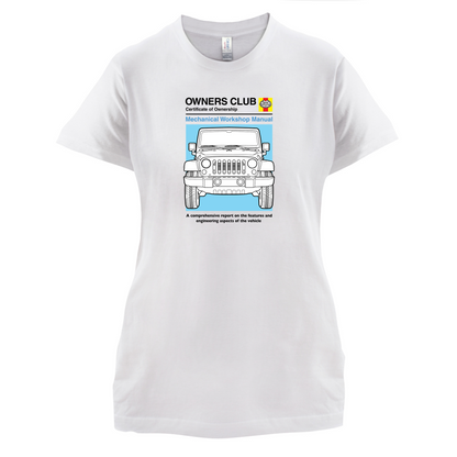 Car Owners Manual Jeep T Shirt