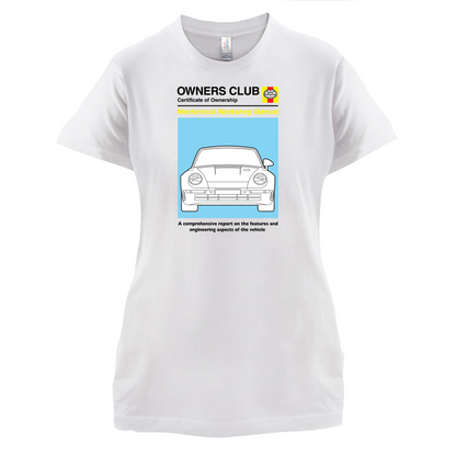 Car Owners Manual 959 Turbo T Shirt