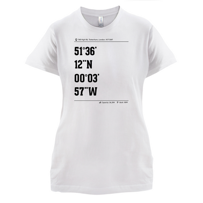 Stadium Coordinates Tottenham T Shirt