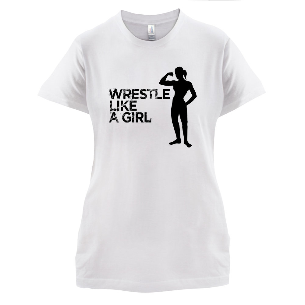 Wrestle Like A Girl T Shirt