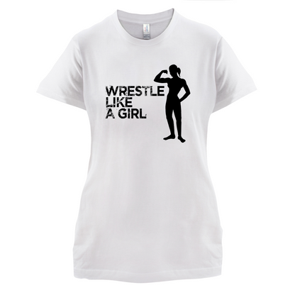 Wrestle Like A Girl T Shirt