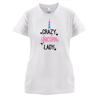 Crazy Unicorn Lady T Shirt