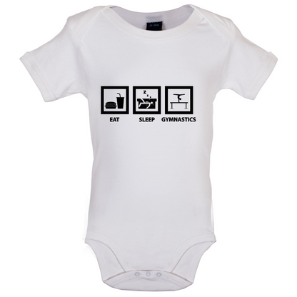 Eat Sleep Gymnastics Baby T Shirt