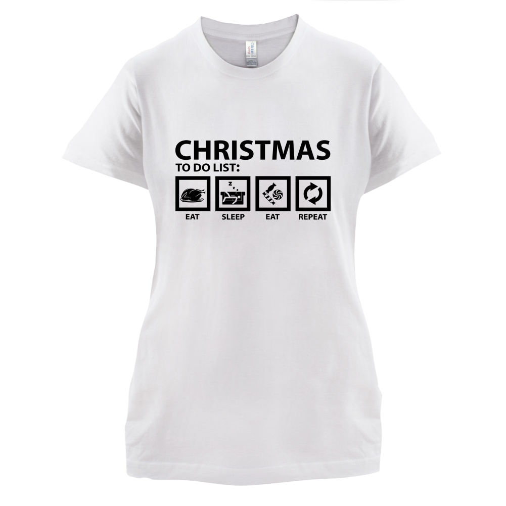 Christmas To Do List T Shirt