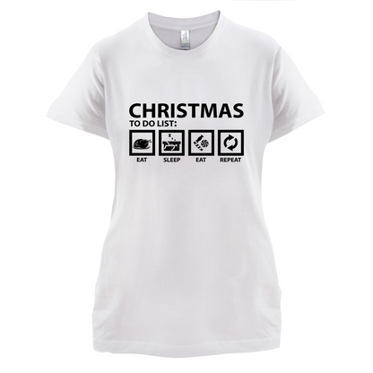 Christmas To Do List T Shirt