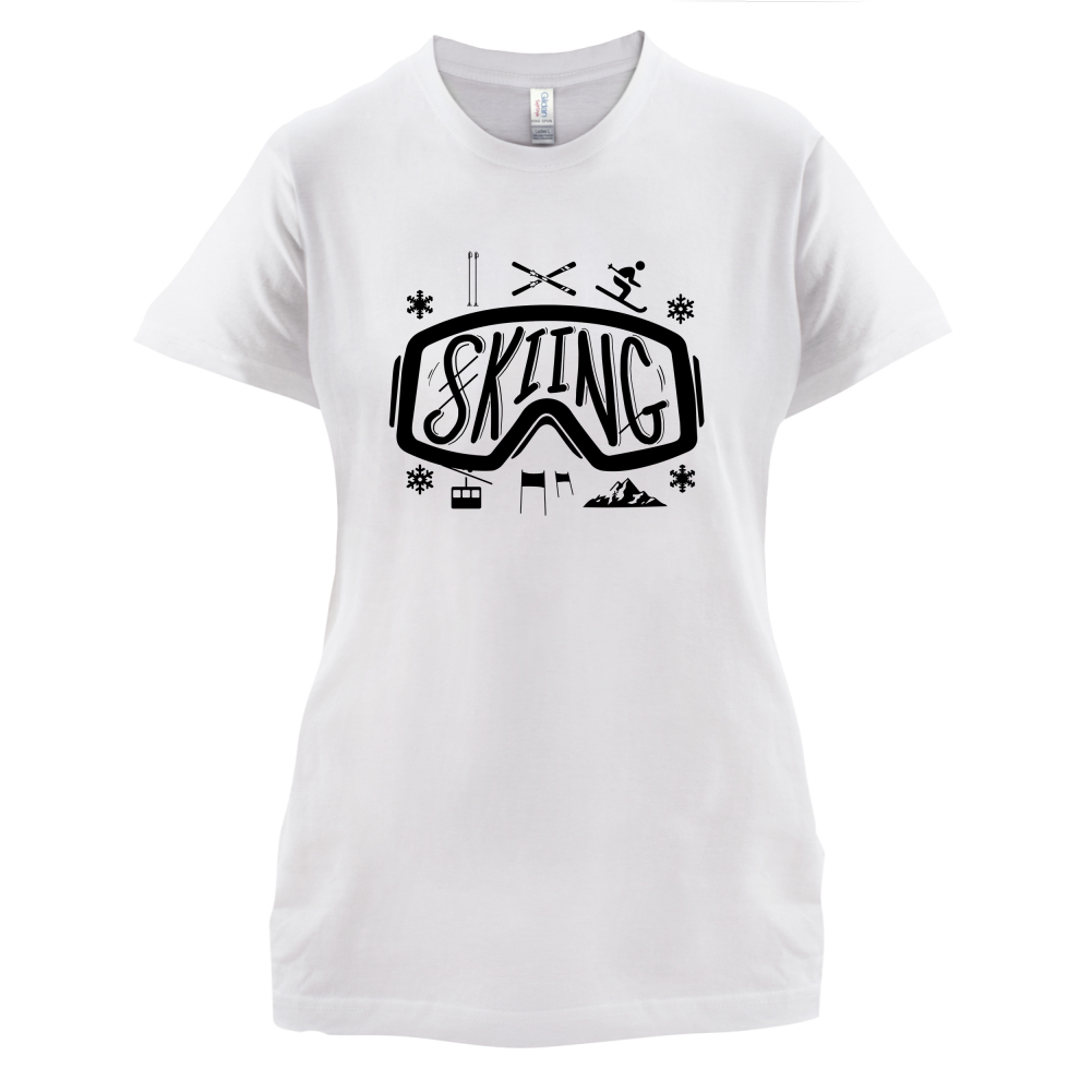 Skiing Goggles T Shirt