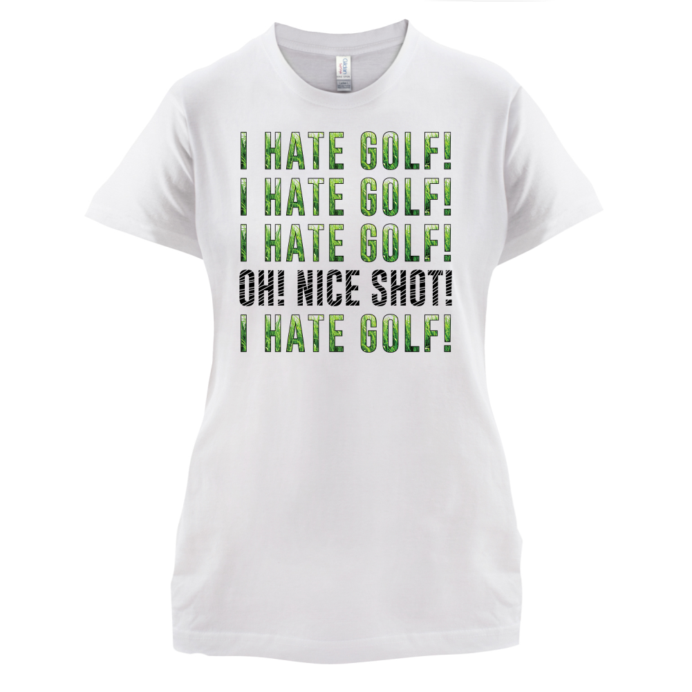 I Hate Golf T Shirt