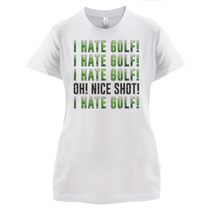 I Hate Golf T Shirt