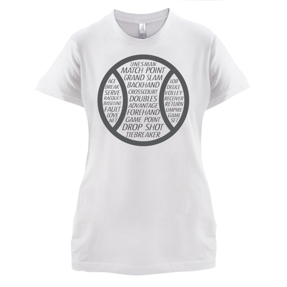 Tennis Word Ball T Shirt