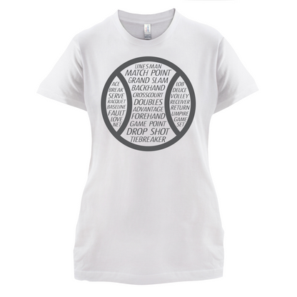 Tennis Word Ball T Shirt