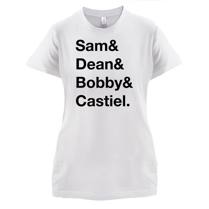 Sam & Dean & Bobby & Castiel T Shirt