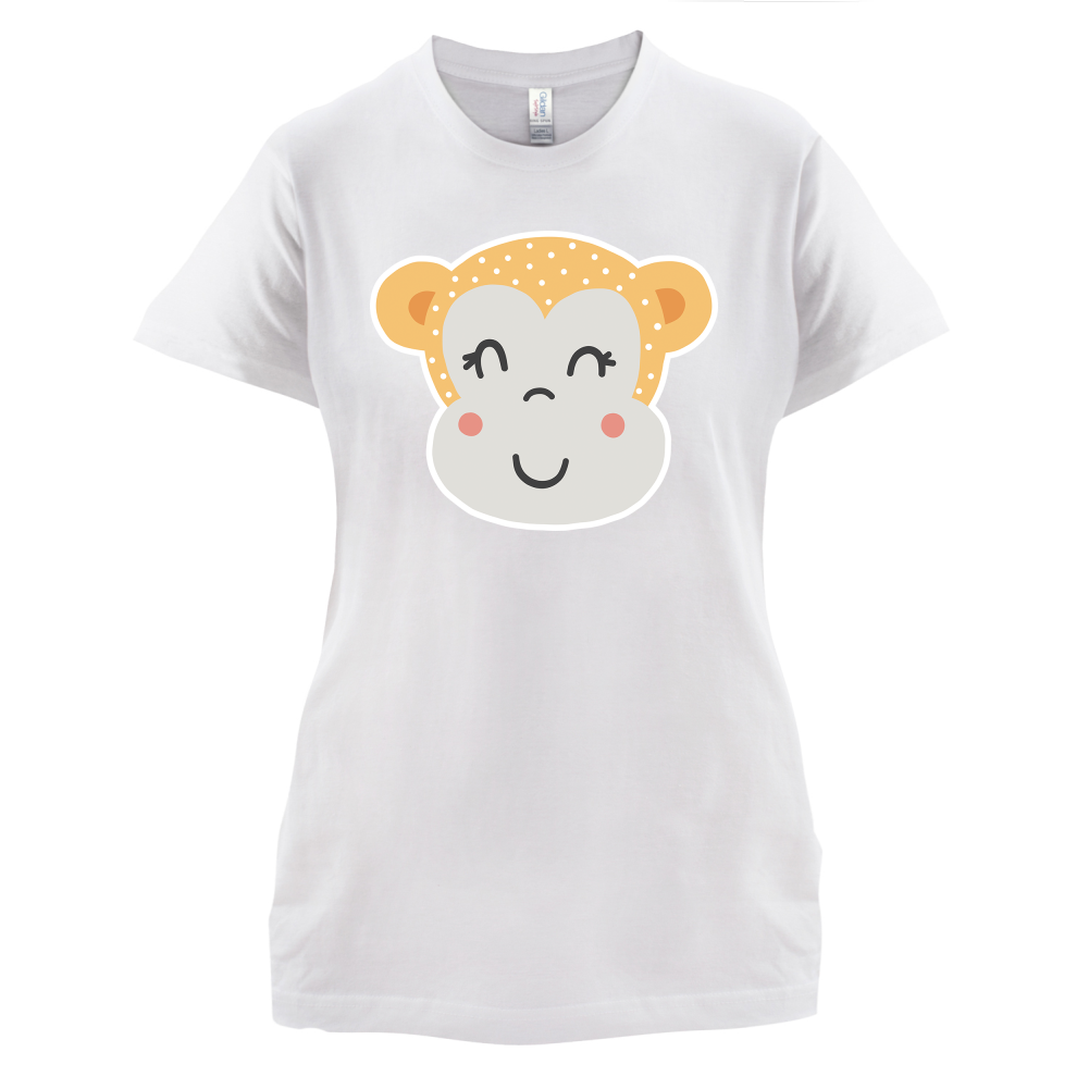 Smiley Face Monkey  T Shirt