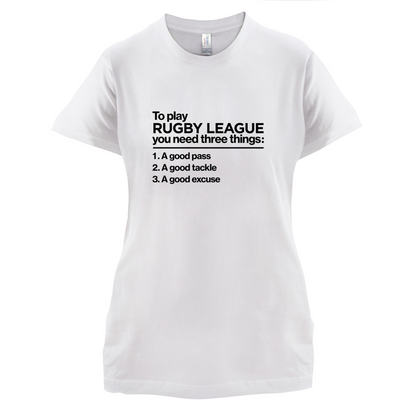 To Play Rugby League T Shirt