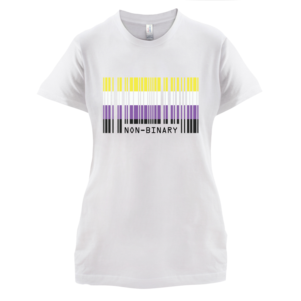 LGBT Barcode Flags - Nonbinary T Shirt
