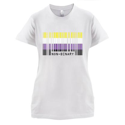 LGBT Barcode Flags - Nonbinary T Shirt