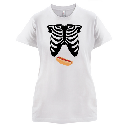 Hotdog Tummy T Shirt