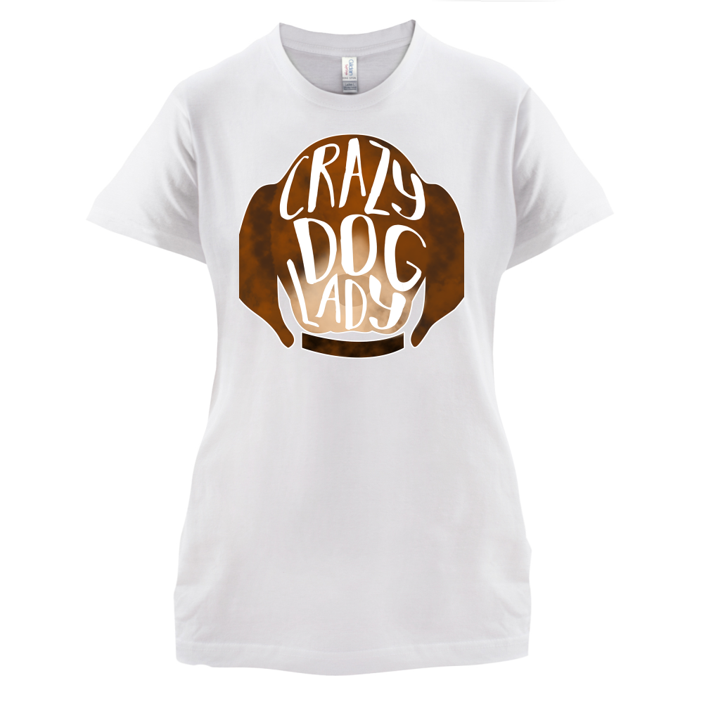 Crazy Dog Lady T Shirt
