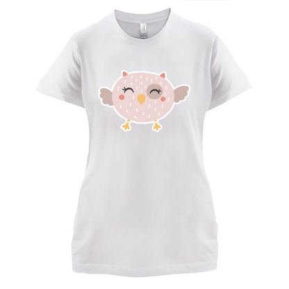 Smiley Face Baby Owl T Shirt