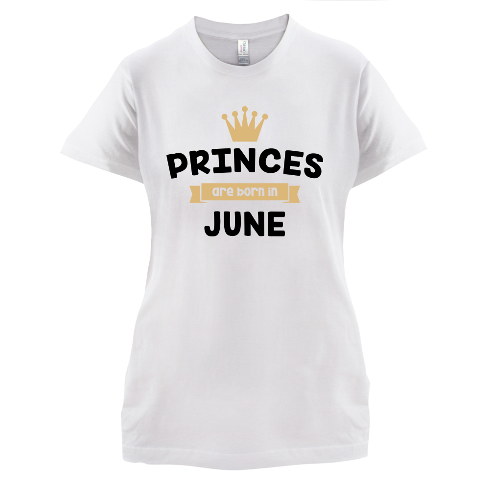 Princes Are Born In June T Shirt