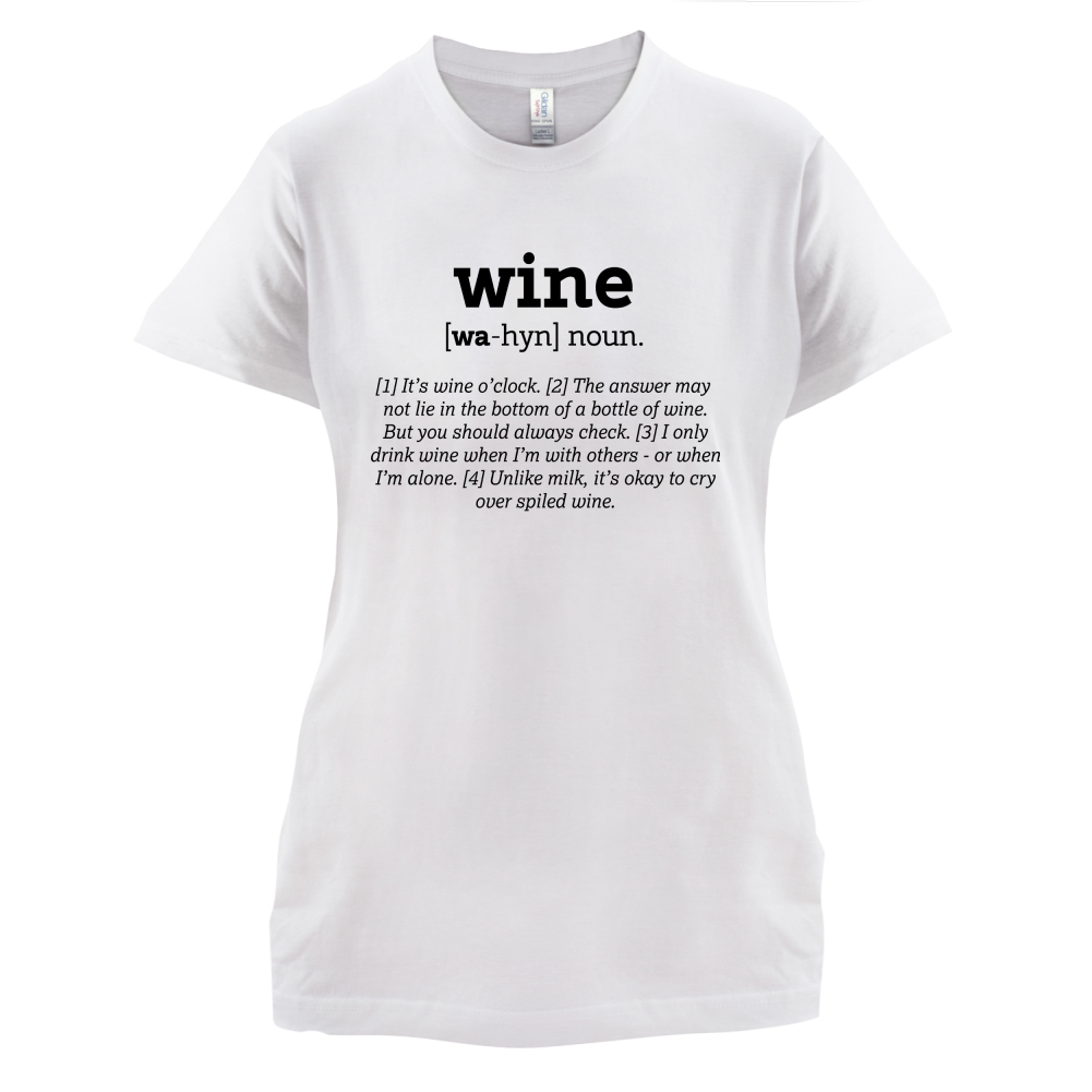 Definition Wine T Shirt