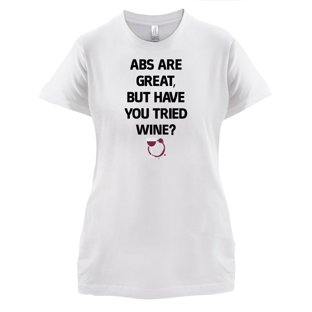 Abs Are Great, Wine T Shirt