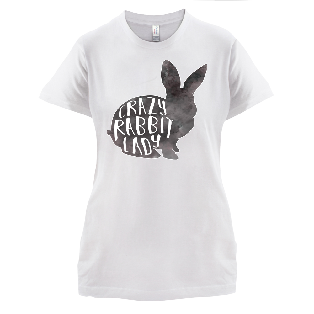 Crazy Rabbit Lady T Shirt