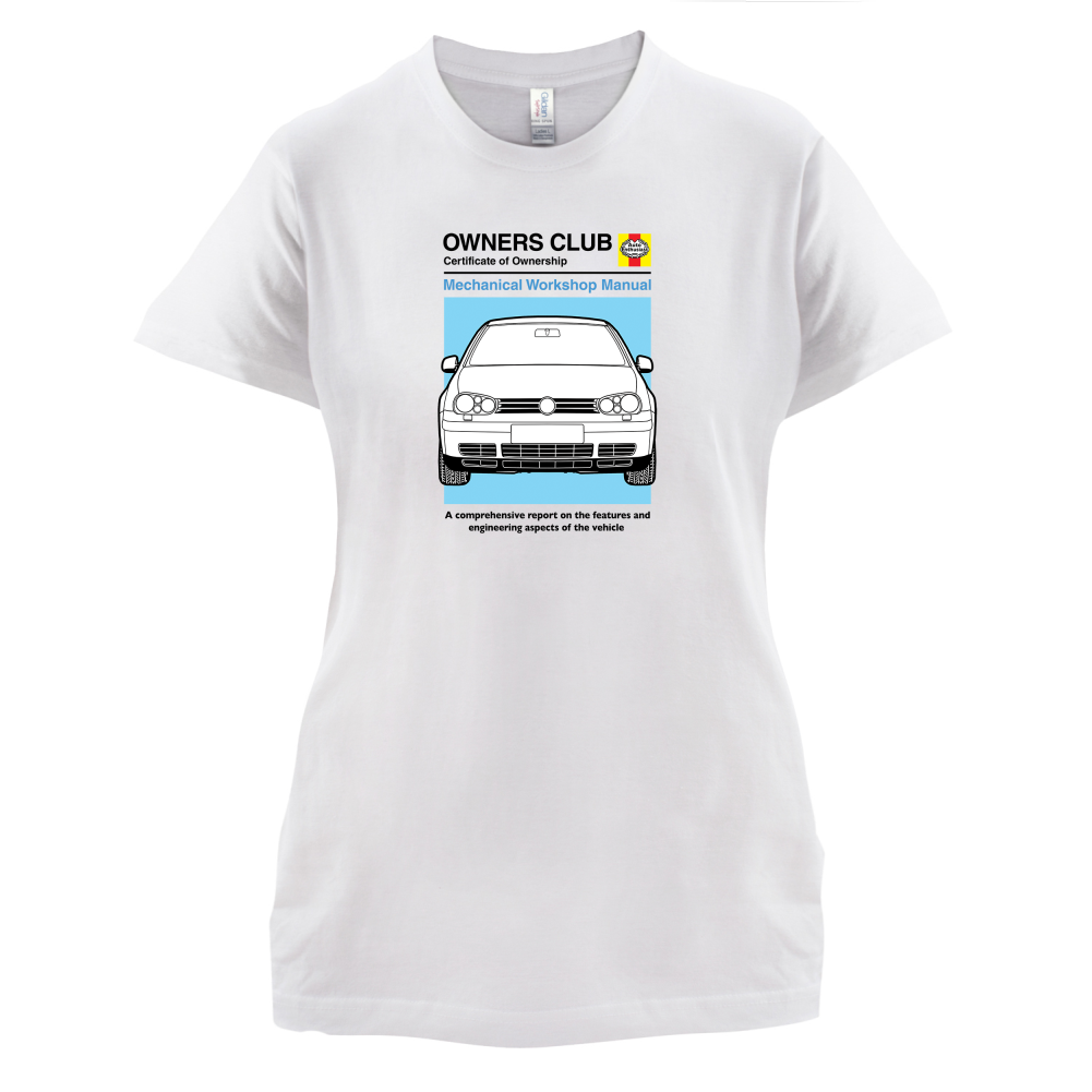 Car Owners Manual Golf MK4 T Shirt