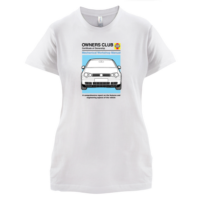 Car Owners Manual Golf MK4 T Shirt