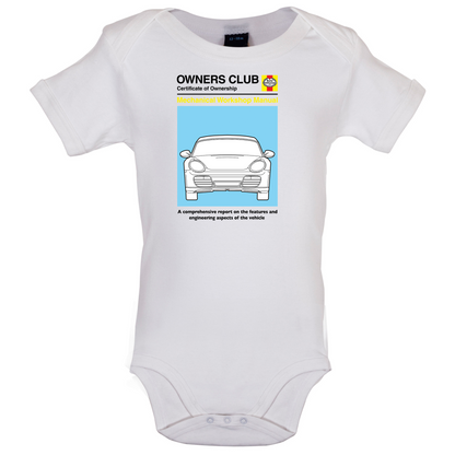 Car Owners Manual 987 Baby T Shirt