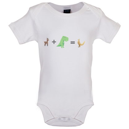 T-Rex, Deer, Kangaroo Baby T Shirt