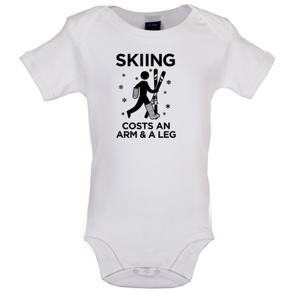 Skiing Costs Arm & A Leg Baby T Shirt