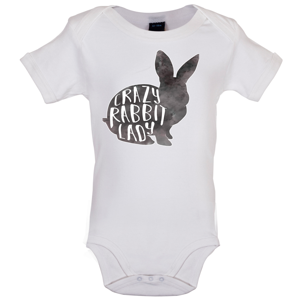 Crazy Rabbit Lady Baby T Shirt