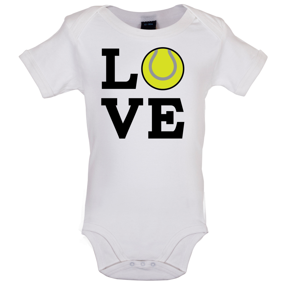 Love Tennis Baby T Shirt