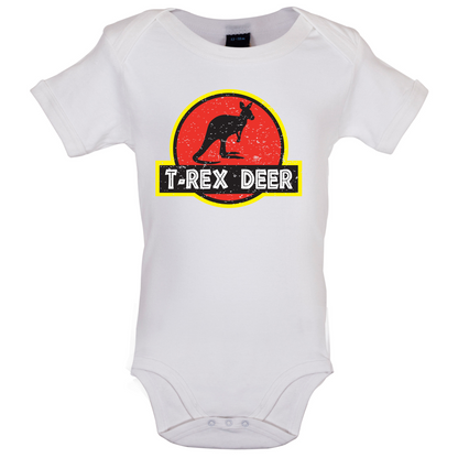 T-Rex Deer Baby T Shirt