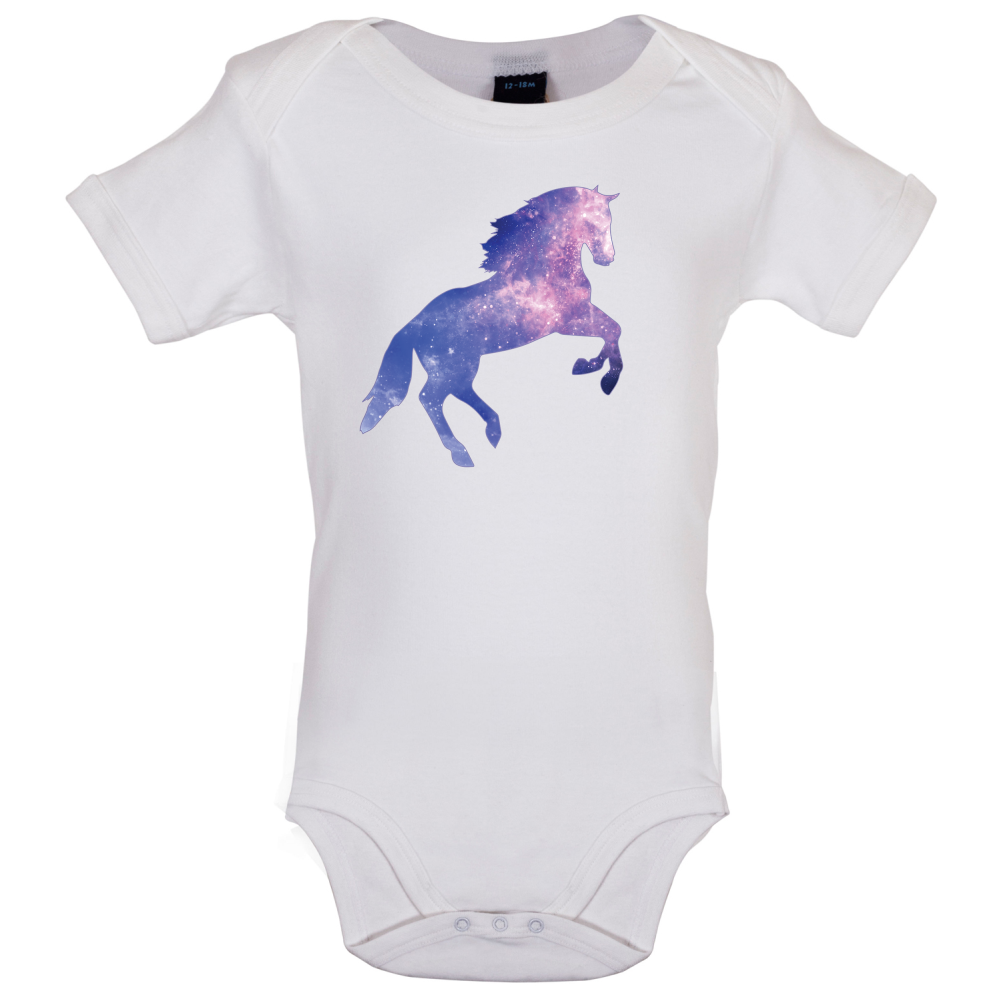 Galaxy Horse Baby T Shirt