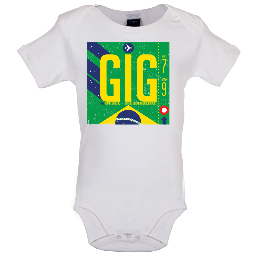 Rio Airport Baby T Shirt