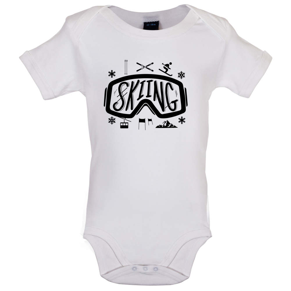 Skiing Goggles Baby T Shirt