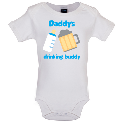 Daddy's Drinking Buddy Baby T Shirt