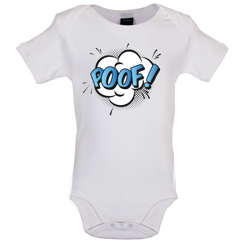 Poof! Word Art Baby T Shirt