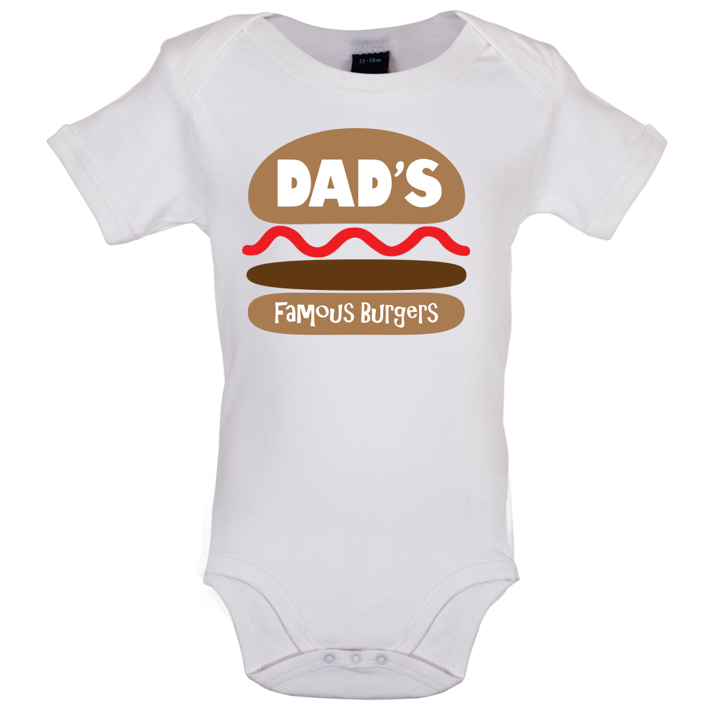 Dad's Famous Burgers Baby T Shirt