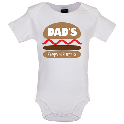 Dad's Famous Burgers Baby T Shirt